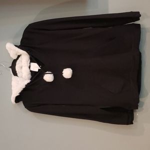 Tess Elliott Studio hoodie with faux fur trim